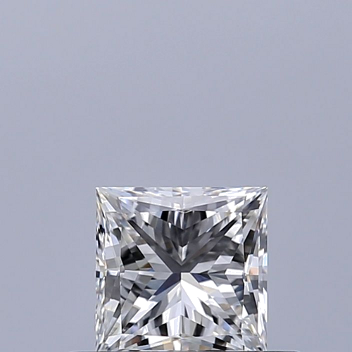 0.4 carat F-VVS1 Natūralus Princess Deimantas (1)