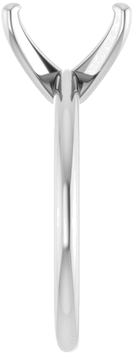 Sužadėtuvių Žiedas „Solitaire“ 585 Baltojo Aukso Emerald 9mm x 7mm (4)