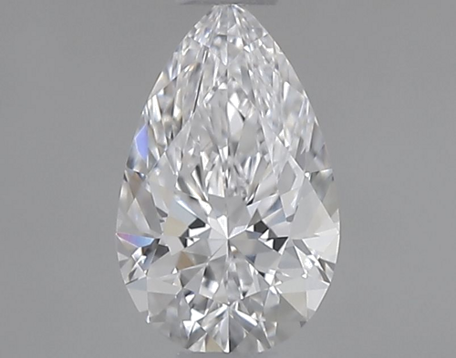 0.5 carat D-VVS2 Natūralus Pear Deimantas (1)