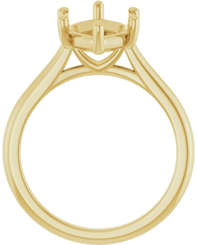 Sužadėtuvių Žiedas 14k yellow gold Marquise 16mm x 8mm (2)