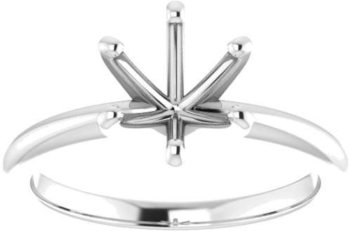 Sužadėtuvių Žiedas „Solitaire“ 950 Platinos Round 7.4mm (3)