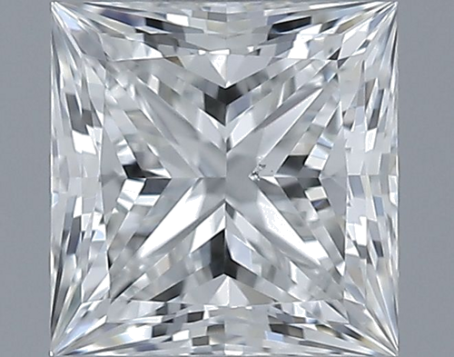0.51 carat H-VS2 Natūralus Princess Deimantas (1)
