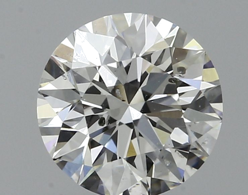 0.5 carat G-SI2 Excellent cut Natūralus Round Deimantas (1)