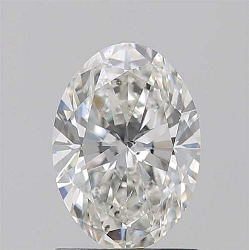 1.2 carat H-SI2 Natūralus Oval Deimantas (1)