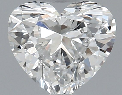 0.4 carat E-VVS2 Natūralus Heart Deimantas (1)