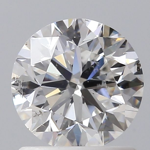 1.01 carat F-SI2 Very Good cut Natūralus Round Deimantas (1)