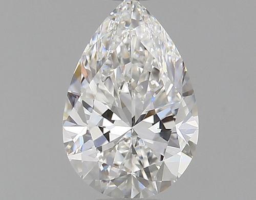 0.5 carat F-VS1 Natūralus Pear Deimantas (1)