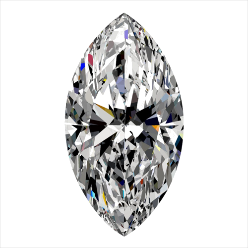 0.32 carat H-VVS2 Natūralus Marquise Deimantas (1)