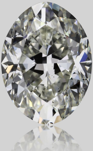 1.01 carat J-SI1 Natūralus Oval Deimantas (1)