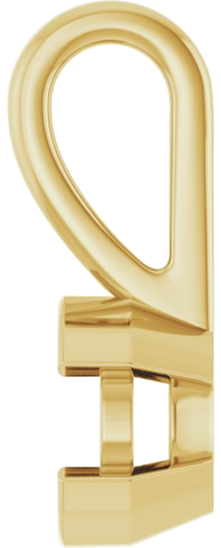 14K Yellow 4.8 mm Round Pendant Mounting (3)