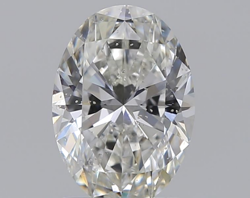1.3 carat F-SI2 Natūralus Oval Deimantas (1)