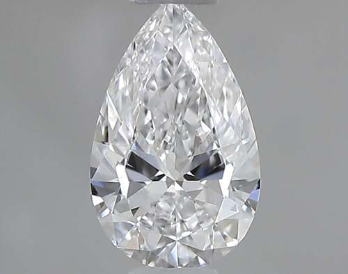 0.3 carat D-VVS2 Natūralus Pear Deimantas (1)