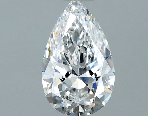 0.5 carat E-VVS2 Natūralus Pear Deimantas (1)