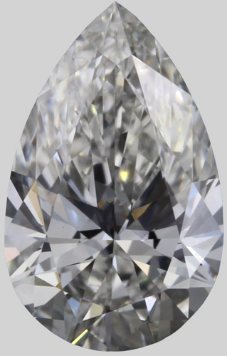 0.3 carat E-VVS2 Natūralus Pear Deimantas (1)