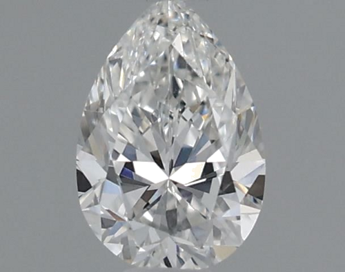 0.51 carat F-VS2 Natūralus Pear Deimantas (1)