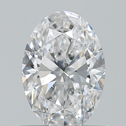 0.6 carat D-SI1 Natūralus Oval Deimantas (1)