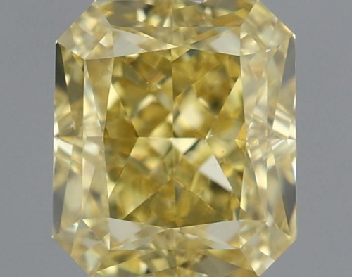0.63 carat Fancy Deep Yellow-VS2 Natūralus Radiant Deimantas (1)