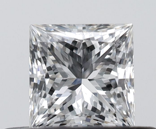 0.32 carat E-VVS1 Natūralus Princess Deimantas (1)