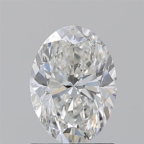 1.3 carat G-SI1 Natūralus Oval Deimantas (1)