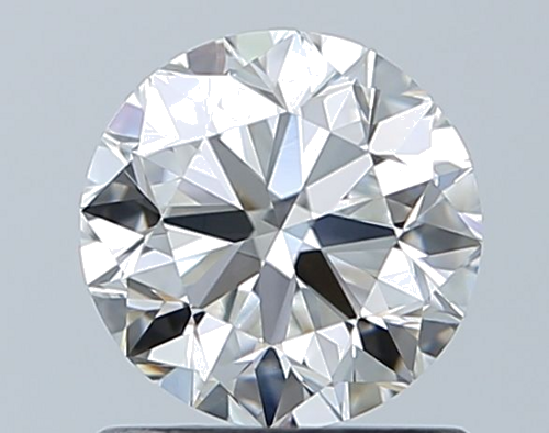 0.91 carat F-VVS2 Very Good cut Natūralus Round Deimantas (1)