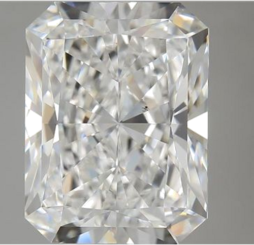 5.01 carat F-VS2 Natūralus Radiant Deimantas (1)