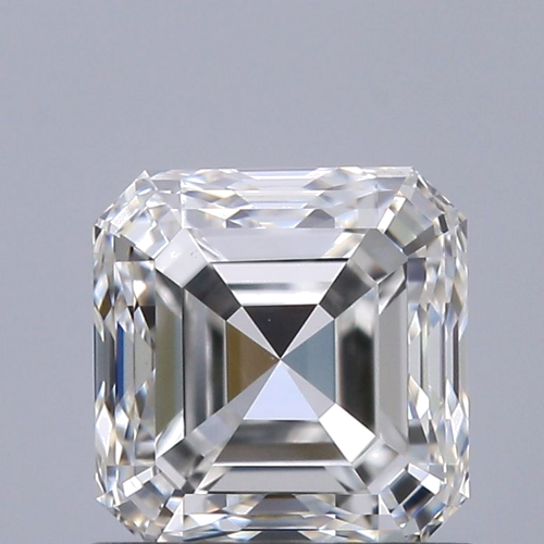 1.0 carat H-VS1 Natūralus Asscher Deimantas (1)