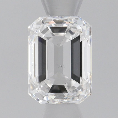 0.69 carat F-SI1 Natūralus Emerald Deimantas (1)