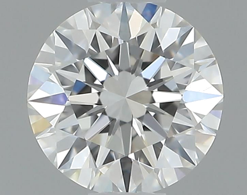 0.37 carat F-VVS1 Excellent cut Natūralus Round Deimantas (1)