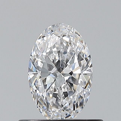 0.53 carat D-VVS2 Natūralus Oval Deimantas (1)