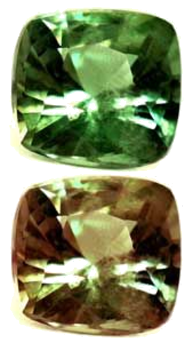 0.43 carat GREEN Cushion Alexandrite (1)
