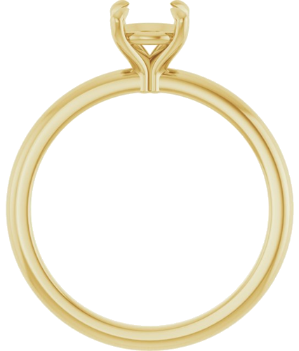 Sužadėtuvių Žiedas „Claw-Prong“ 14k yellow gold Round 6mm (2)