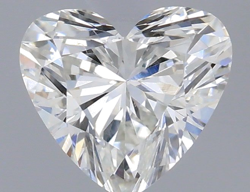0.31 carat H-SI1 Natūralus Heart Deimantas (1)
