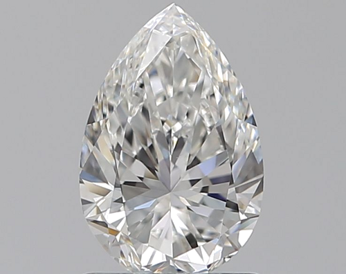 1.0 carat F-VS1 Natūralus Pear Deimantas (1)