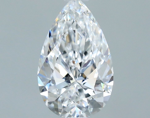 0.73 carat D-FL Natūralus Pear Deimantas (1)