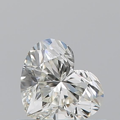 0.51 carat J-VVS2 Natūralus Heart Deimantas (1)