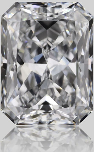 0.7 carat D-VS2 Natūralus Radiant Deimantas (1)