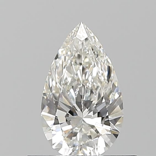 0.5 carat H-VVS1 Natūralus Pear Deimantas (1)