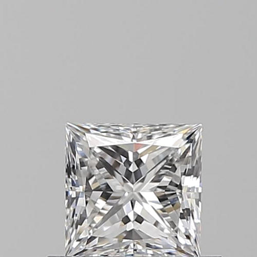 0.6 carat E-VS2 Natūralus Princess Deimantas (1)
