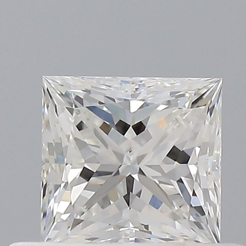 0.5 carat F-SI1 Natūralus Princess Deimantas (1)