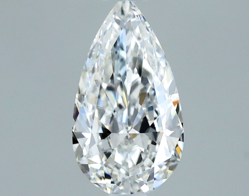 0.5 carat F-VS1 Natūralus Pear Deimantas (1)