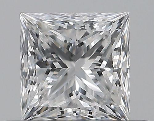 0.51 carat E-VS1 Natūralus Princess Deimantas (1)