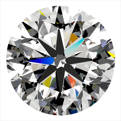 0.3 carat D-SI2 Very Good cut Natūralus Round Deimantas (1)