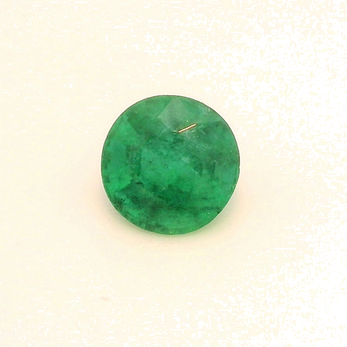 0.37 carat GREEN Round Smaragdas (1)