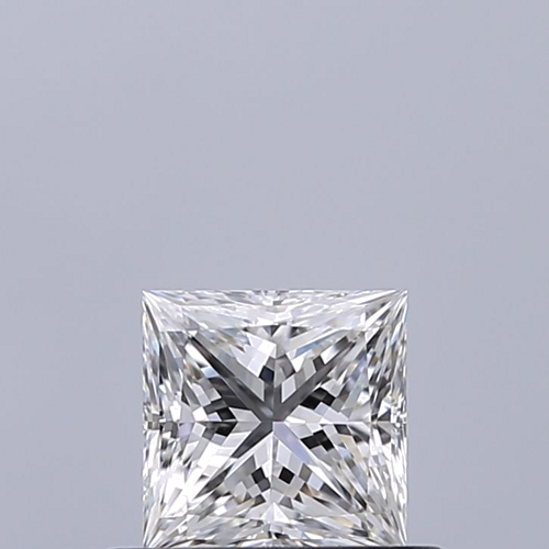 0.52 carat F-IF Natūralus Princess Deimantas (1)