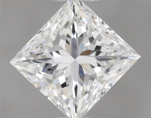 0.44 carat F-VS1 Natūralus Princess Deimantas (1)