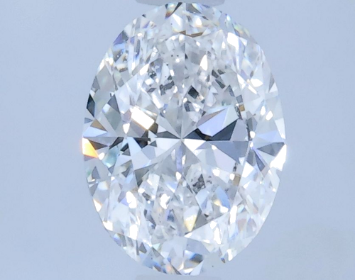 0.7 carat D-VS2 Natūralus Oval Deimantas (1)