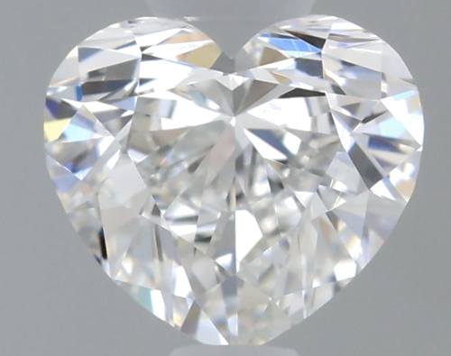 0.29 carat F-VVS1 Natūralus Heart Deimantas (1)