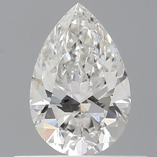 0.5 carat G-VVS1 Natūralus Pear Deimantas (1)