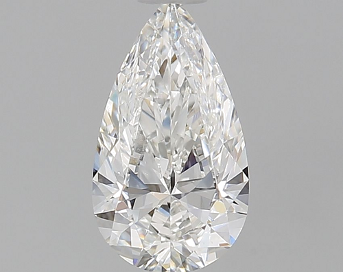 0.53 carat F-VS2 Natūralus Pear Deimantas (1)