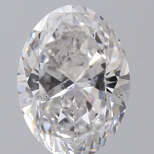1.5 carat D-SI2 Natūralus Oval Deimantas (1)